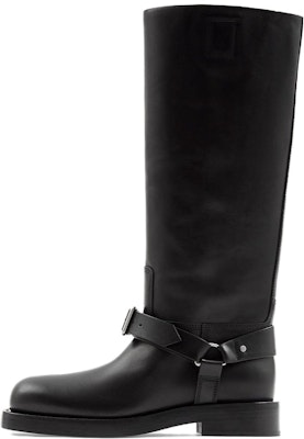 Burberry Saddle High 'Black Leather' 80743661 Buy Burberry Saddle High 'Black Leather' 80743661