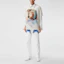 Purchase Camiseta Blanca Burberry Sea Maiden Print de Malla Translúcida Manga Corta 45676401