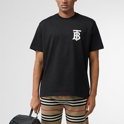 Burberry Seasonal TB Logo Black T-Shirt Limited Edition 80174841 Shop Burberry Seasonal TB Logo Black T-Shirt Limited Edition 80174841