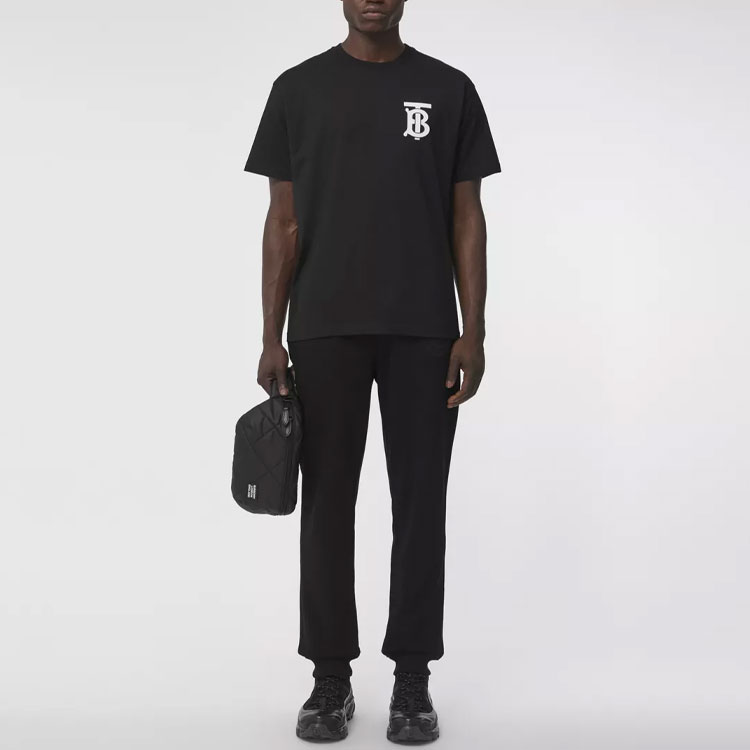 Details for Burberry Kaos Hitam Logo TB Musim Terbatas Edisi Spesial 80174841