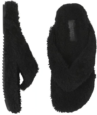 Burberry Selipar Shearling 'Hitam' 80506771 Lookbook Burberry Selipar Shearling 'Hitam' 80506771