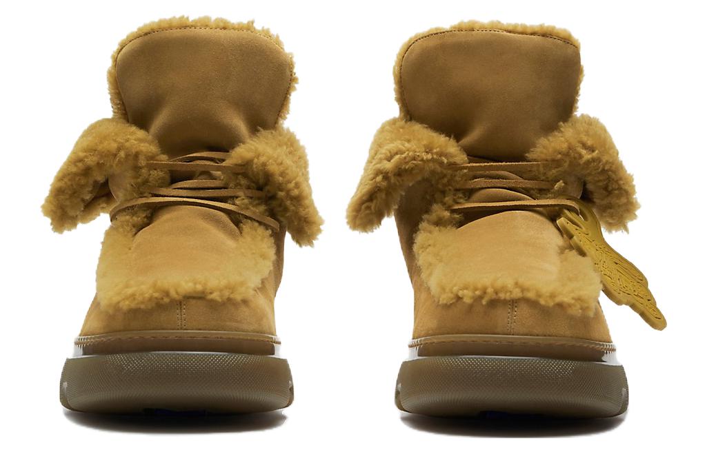 Shop バーバリーショートブーツ「アンバーイエロー」 80772341