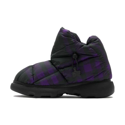 Burberry Short Boots 'Black Purple CMFT'