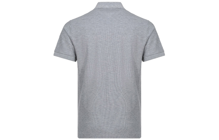 Burberry Short Sleeve Polo Shirt in Light Heather Gray 8014006 圖 3