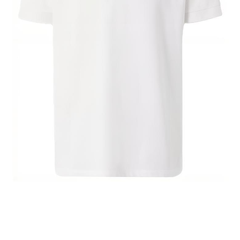 Burberry Short Sleeve Polo Shirt with Monogram Design in White. 80431231 圖 7