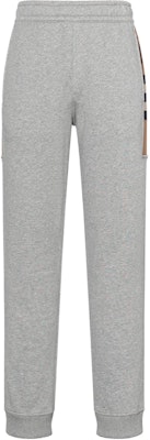 Burberry Seluar Jogger Kapas Panel Side Check Kelabu 80450151 Buy Burberry Seluar Jogger Kapas Panel Side Check Kelabu 80450151