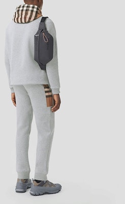 Burberry Seluar Jogger Kapas Panel Side Check Kelabu 80450151 Purchase Burberry Seluar Jogger Kapas Panel Side Check Kelabu 80450151