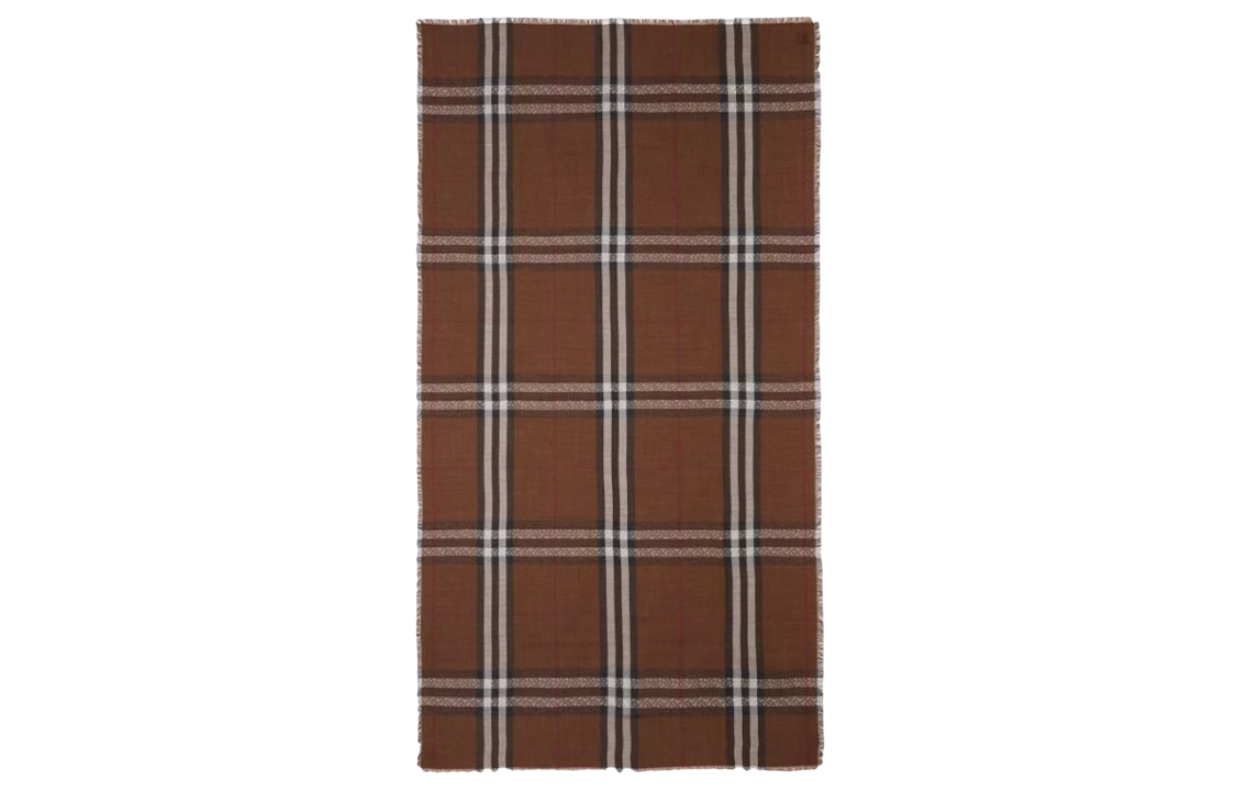 Lookbook Burberry Silk Wool Scarf Unisex - Warm, Stylish, and Comfortable. 80595361