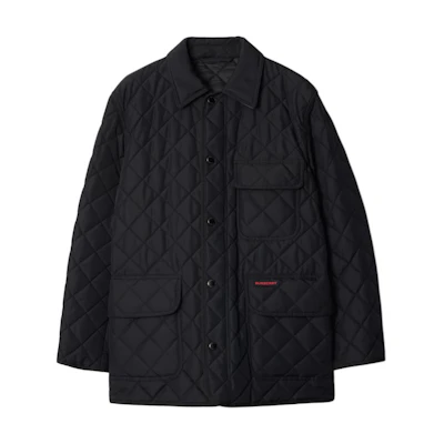 Burberry Single-Breasted Collared Long Sleeve Jacket Men’s Black 80841931