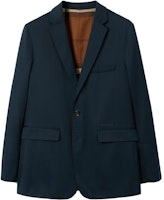 Burberry Single-Breasted Navy Blue Blazer 80655531 Burberry Single-Breasted Navy Blue Blazer 80655531