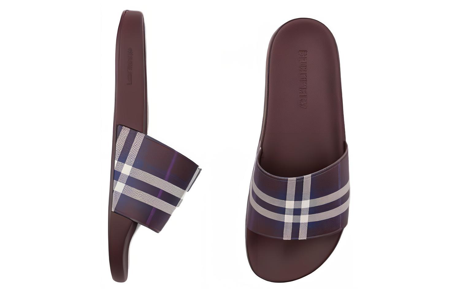 Burberry Slide 'Checkerboard Print Deep Chestnut' 圖 3