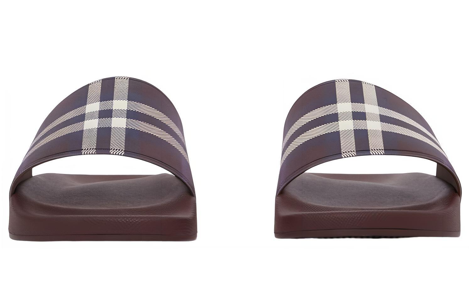 Burberry Slide 'Checkerboard Print Deep Chestnut' 圖 4