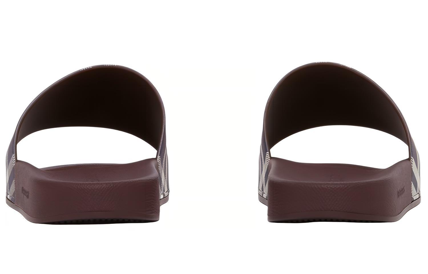 Burberry Slide 'Checkerboard Print Deep Chestnut' 圖 5