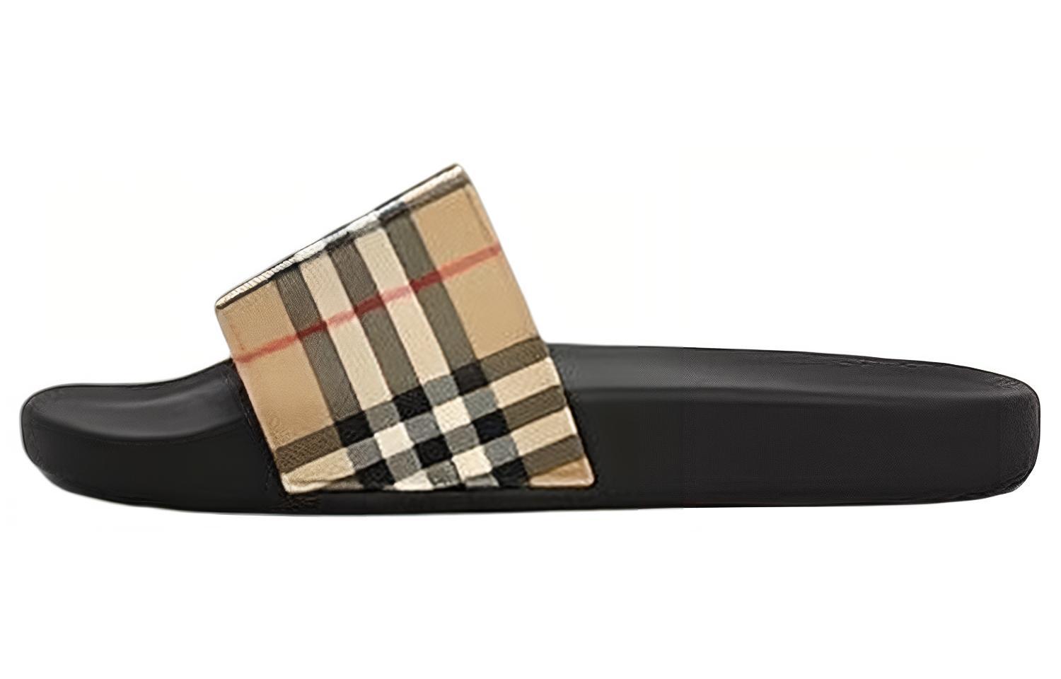 Buy バーバリー スライド（ファッションブラウン） 8712019