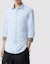 Shop Camisa Ajustada Burberry Monogram Motif Cuadros Vintage Azul Claro 80245151