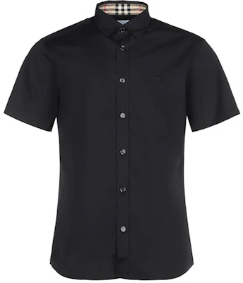 Burberry Slim-Fit Short-Sleeve Shirt Black 80323101 Buy Burberry Slim-Fit Short-Sleeve Shirt Black 80323101