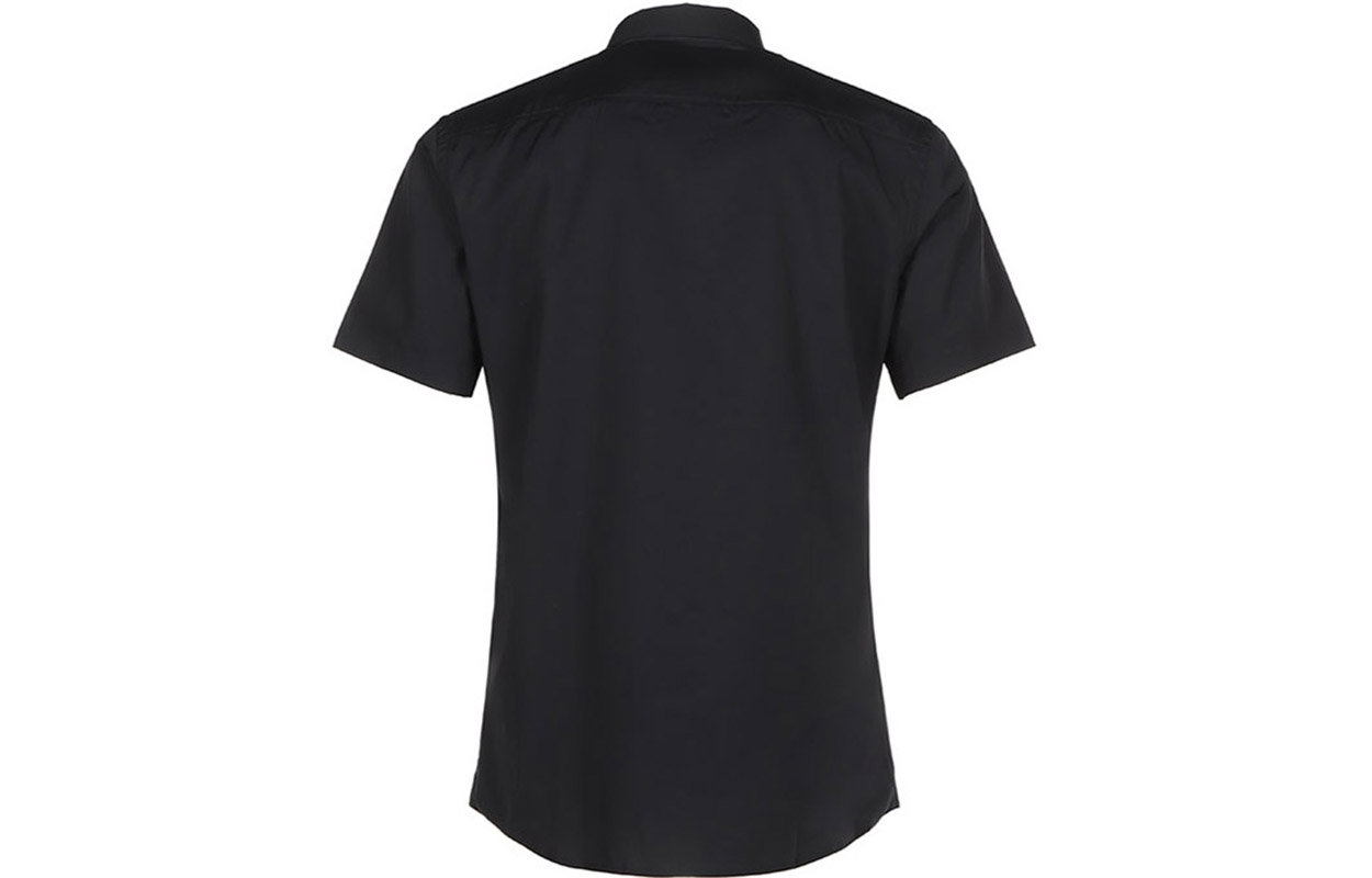 Burberry Slim-Fit Short-Sleeve Shirt Black 80323101 圖 3