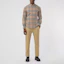 Lookbook Burberry Slim Fit Cotton Casual Pants Khaki Color. 80187031