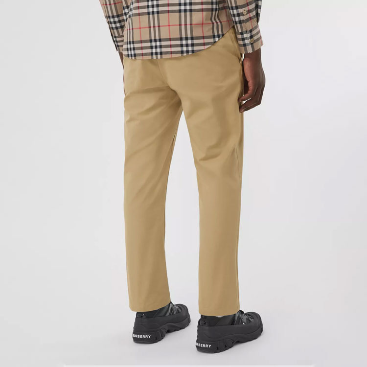 Purchase Burberry Slim Fit Cotton Casual Pants Khaki Color. 80187031
