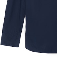 Camisa Burberry Slim Fit con Puños de Logo y Diseño a Cuadros de Manga Larga en Azul Marino 80323061 Cheap Camisa Burberry Slim Fit con Puños de Logo y Diseño a Cuadros de Manga Larga en Azul Marino 80323061