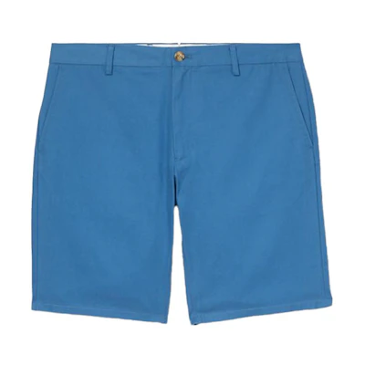 Burberry Slim Fit Mid-Rise Casual Shorts Deep Navy Blue. 80386081