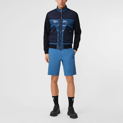 Burberry 修身中腰休閒短褲 深海軍藍 80386081 Lookbook Burberry 修身中腰休閒短褲 深海軍藍 80386081