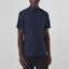Purchase Burberry Slim Fit Navy Blue Short Sleeve Shirt 80323111