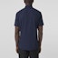 Details for Burberry Slim Fit Navy Blue Short Sleeve Shirt 80323111