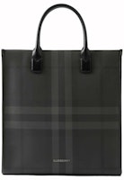 Burberry Slim Vertical Denny Tote Charcoal Burberry Slim Vertical Denny Tote Charcoal