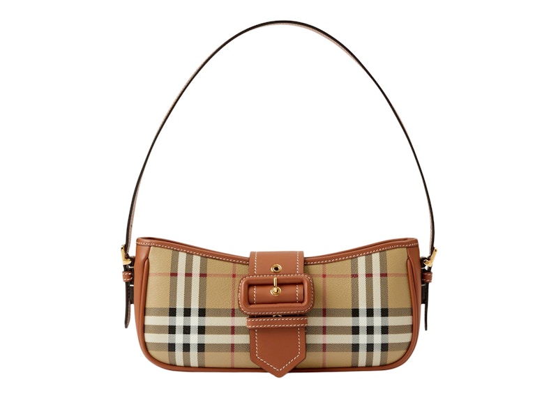 Buy 버버리 아카이브 베이지/브라운 슬링백 
