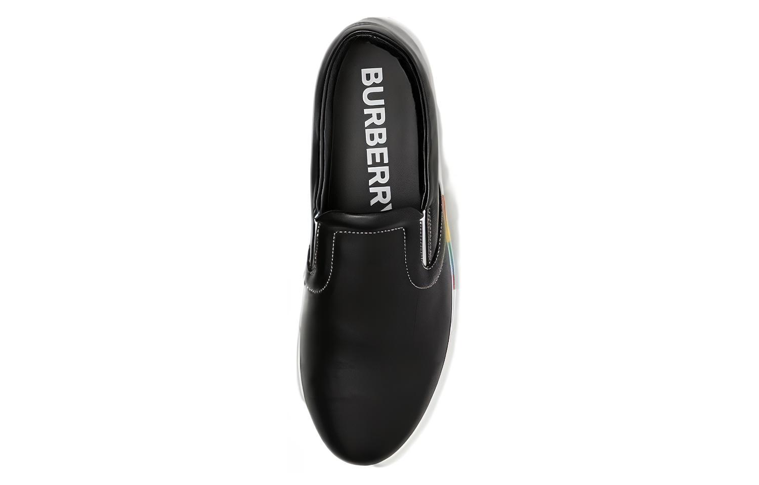 Burberry Slip-On Sneaker 'Black Leather' 圖 4