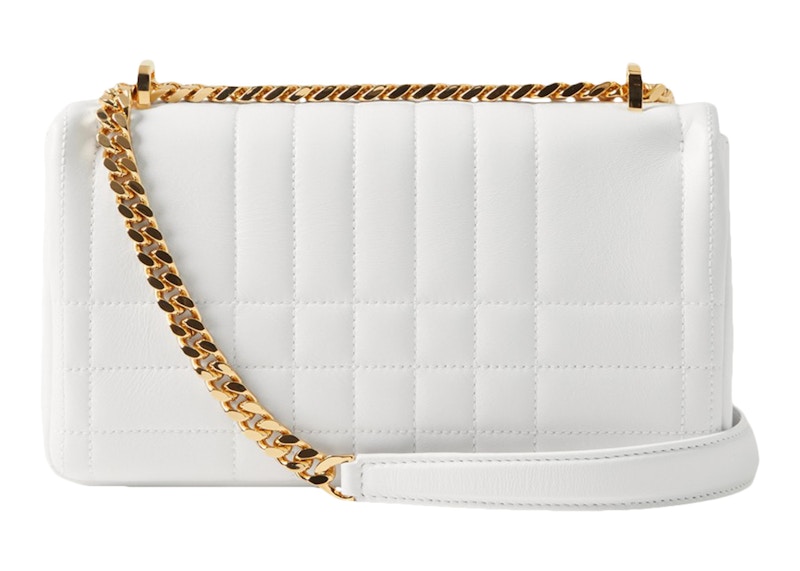 Lookbook バーバリー スモールローラバッグ (ホワイト)
