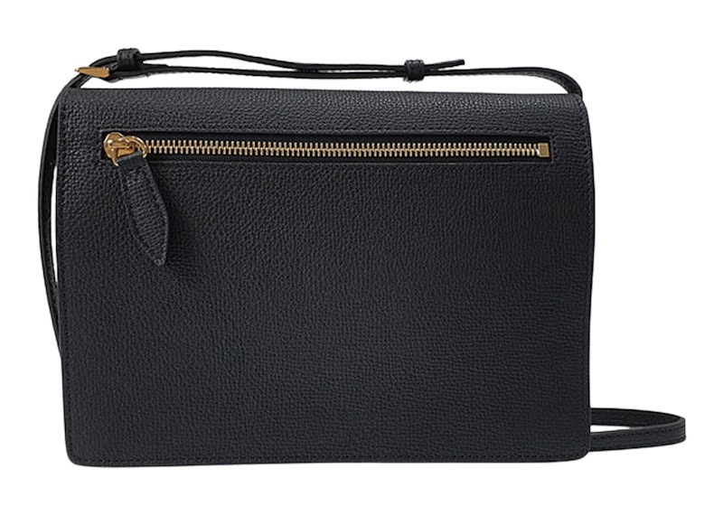 Burberry Small Macken Leather and House Check Crossbody Bag Archive Beige/Black 圖 2