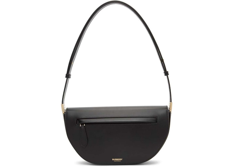 Burberry Small Olympia Leather Bag Black