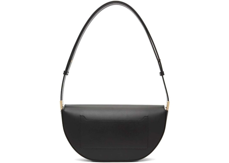 Order 博柏利 小款奧林匹亞黑色皮革手袋