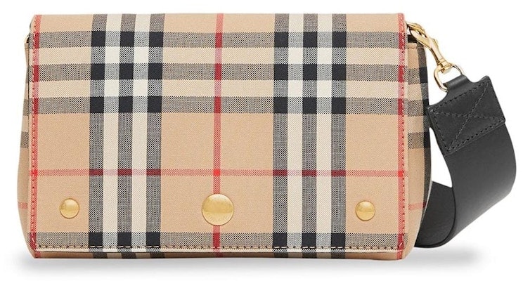 Burberry Small Vintage Check and Leather Crossbody Bag Archive Beige/Black Buy Burberry Small Vintage Check and Leather Crossbody Bag Archive Beige/Black