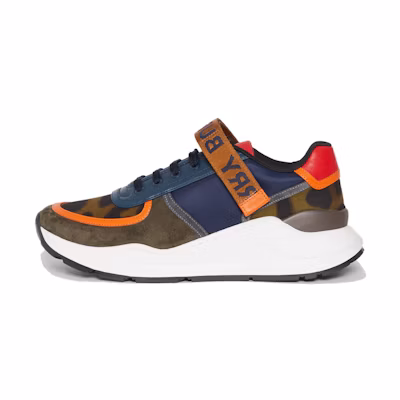 Burberry Sneaker 'Camo Green Leopard Print'