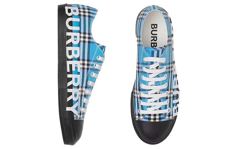 Lookbook 버버리 로고 프린트 컴포트 스니커즈 (네이비) 80394991