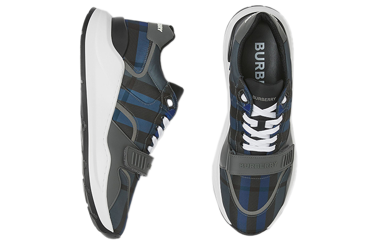 Burberry Sneaker 'Ocean Blue Check' 圖 4