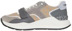 Buy Zapatillas Burberry 'Cuadros Grises de Gamuza y Cuero' 8045295