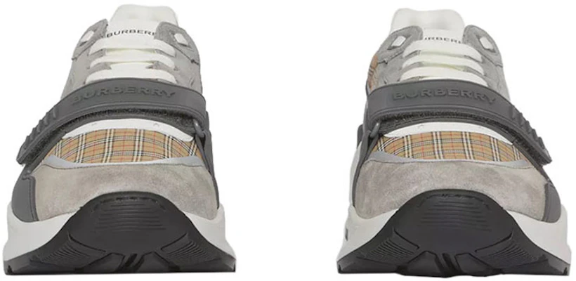Burberry Sneakers 'Grey Check Suede and Leather' 8045295 Lookbook Burberry Sneakers 'Grey Check Suede and Leather' 8045295