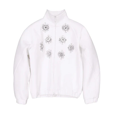 Burberry Snowflake Print White Long-Sleeve Jacket 45590541
