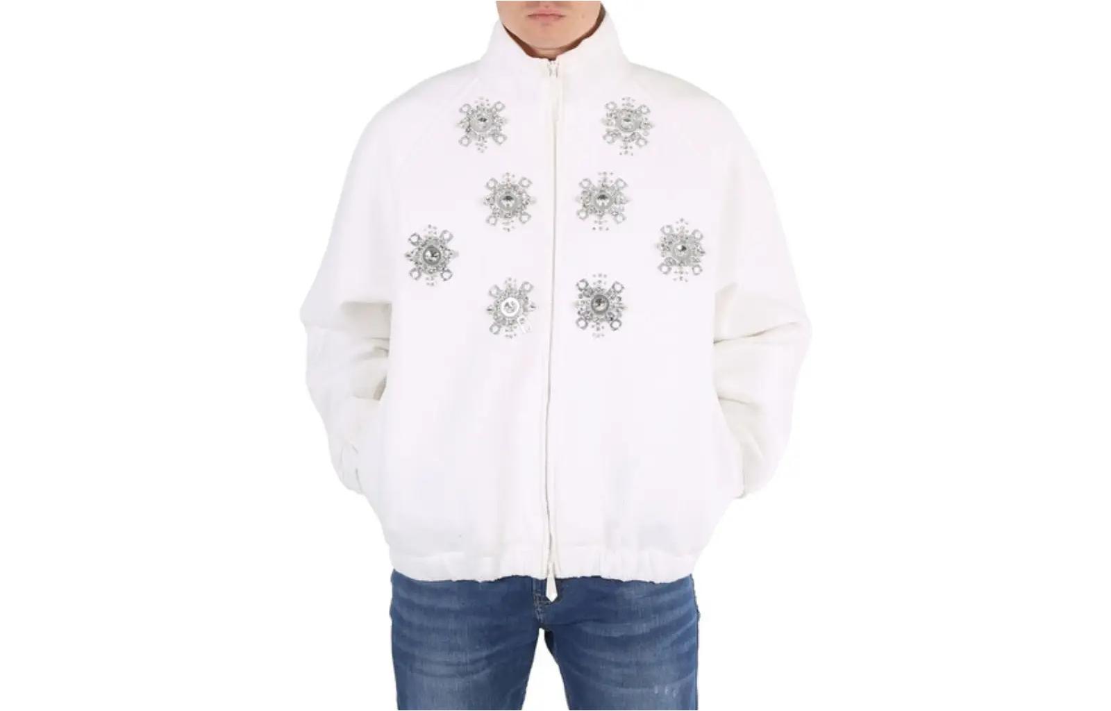 Burberry Snowflake Print White Long-Sleeve Jacket 45590541 圖 2