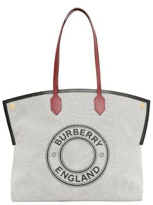 巴宝莉大号黑色/酒红色Society托特包 Buy 巴宝莉大号黑色/酒红色Society托特包