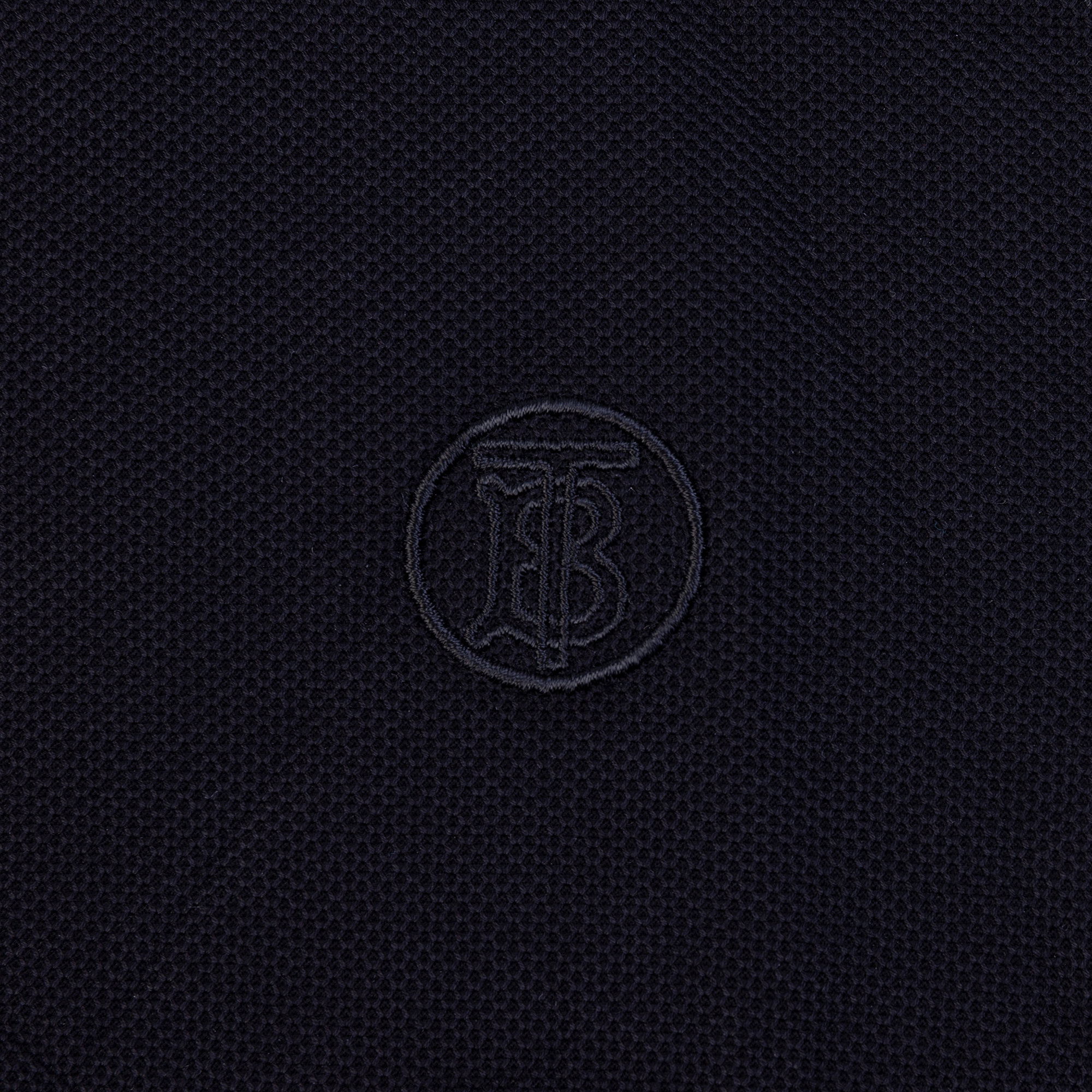 Burberry Solid Black Short Sleeve Polo Shirt. 80431221 圖 7