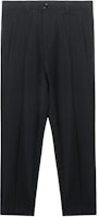 Burberry Solid Black Straight-Leg Casual Pants with Buttons. 80508891 Burberry Solid Black Straight-Leg Casual Pants with Buttons. 80508891
