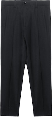 버버리 솔리드 블랙 버튼 디테일 스트레이트 레그 캐주얼 팬츠. 80508891 Buy 버버리 솔리드 블랙 버튼 디테일 스트레이트 레그 캐주얼 팬츠. 80508891