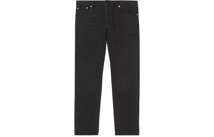 Burberry Solid Black Zipper Pocket Jeans 80194791 圖 2