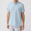 Lookbook Burberry Solid Blue Short Sleeve Polo Shirt for Men 8029446