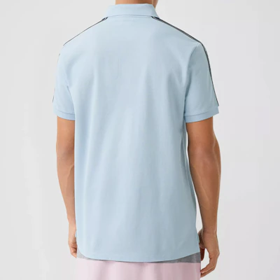 Burberry Solid Blue Short Sleeve Polo Shirt for Men 8029446 Shop Burberry Solid Blue Short Sleeve Polo Shirt for Men 8029446